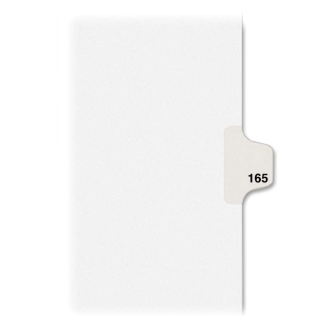 Avery Individual Side Tab Legal Exhibit Dividers 82381 AVE82381