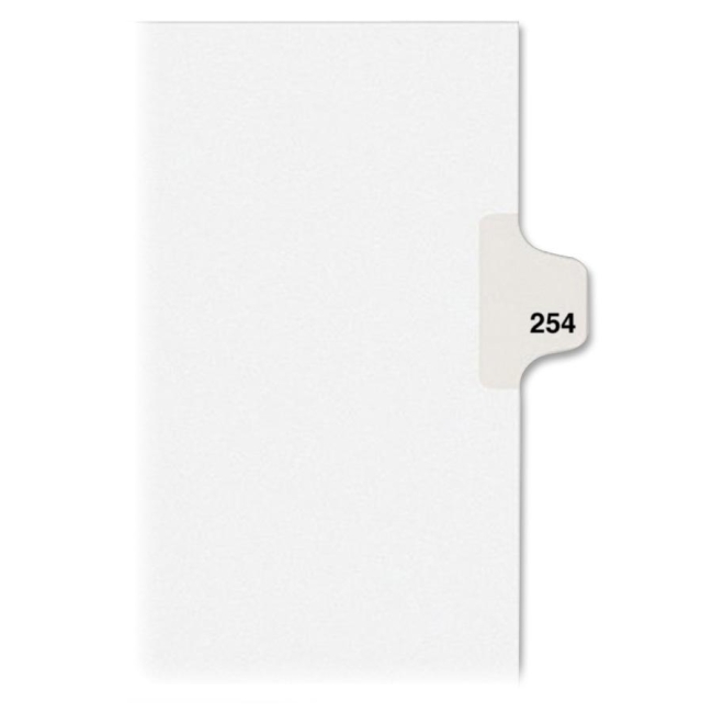 Avery Individual Side Tab Legal Exhibit Dividers 82470 AVE82470