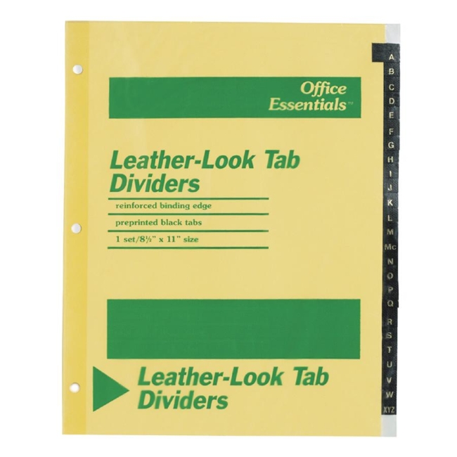 Avery A-Z Leather-Look Tab Dividers 11483 AVE11483