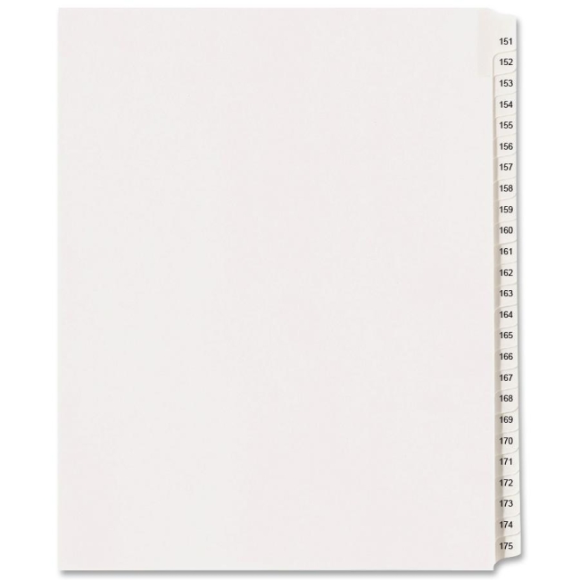 Avery Side Tab Collated Legal Index Dividers 82189 AVE82189