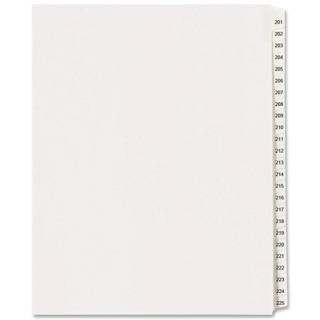 Avery Side Tab Collated Legal Index Dividers 82191 AVE82191