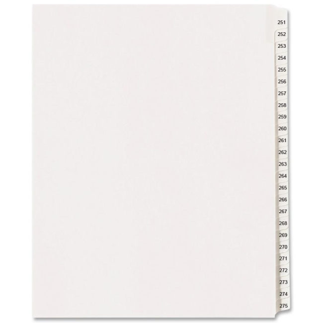 Avery Side Tab Collated Legal Index Dividers 82193 AVE82193