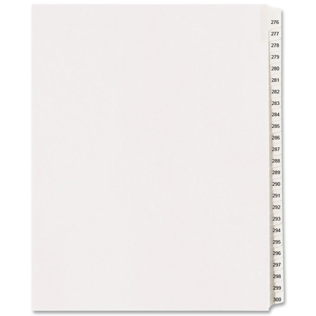 Avery Side Tab Collated Legal Index Dividers 82194 AVE82194