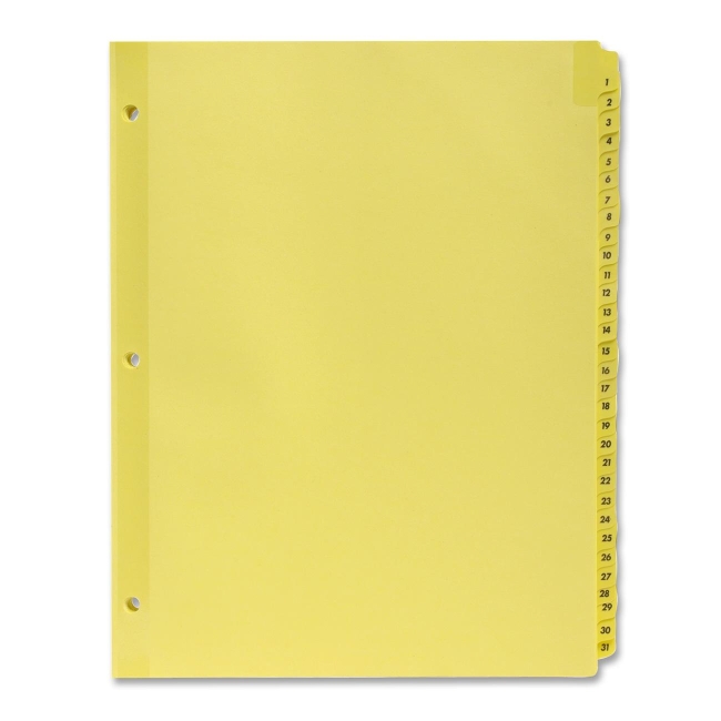 Sparco Numbered 1-31 Index Dividers 01808 SPR01808