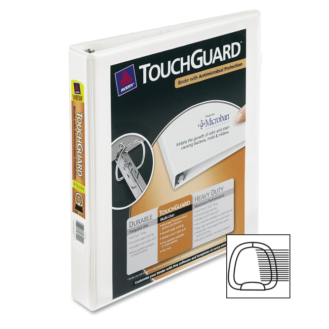 Avery TouchGuard Ring Binder 17141 AVE17141 77711