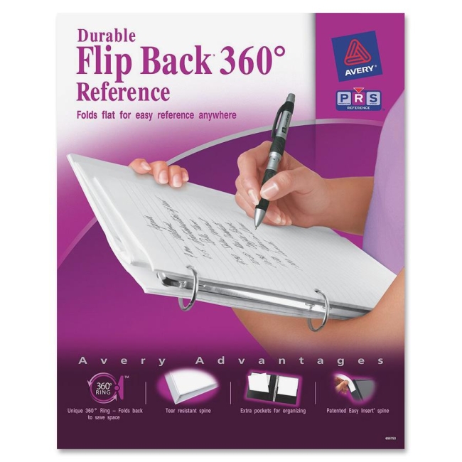 Avery Flip Back Reference View Binder 17580 AVE17580