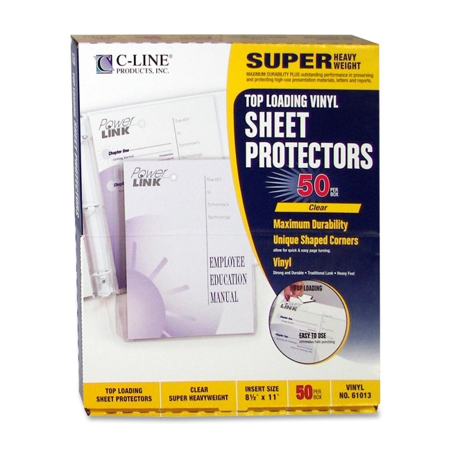 C-Line Vinyl Top Loading Sheet Protector 61013 CLI61013