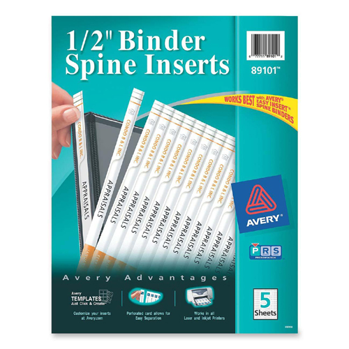 Avery Binder Spine Insert 89101 AVE89101