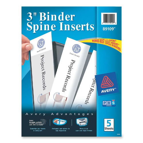 Avery Binder Spine Inserts 89109 AVE89109