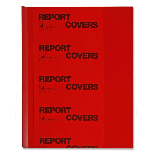 C-Line Vinyl Report Cover with Binding Bars 32554 CLI32554