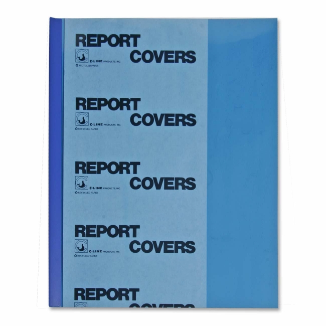 C-Line Vinyl Report Cover with Binding Bars 32555 CLI32555
