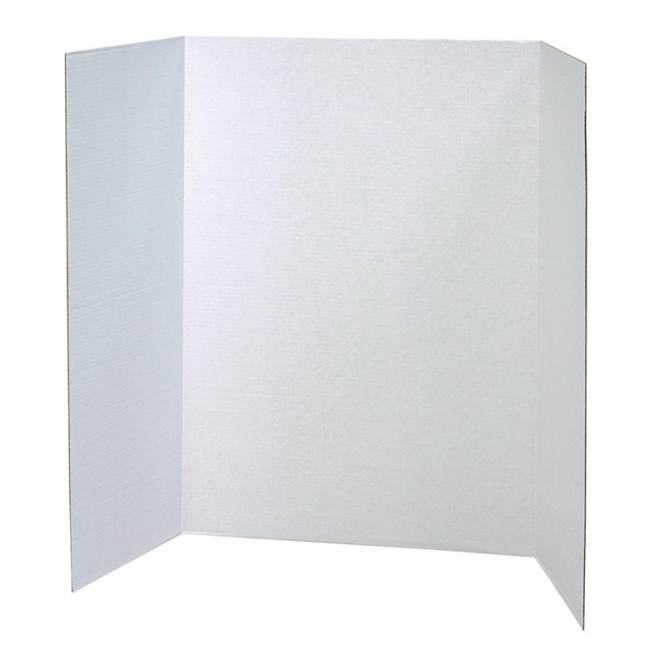 Classroom Keepers Spotlight White Headers Corrugated Presentation Board 3763 PAC3763