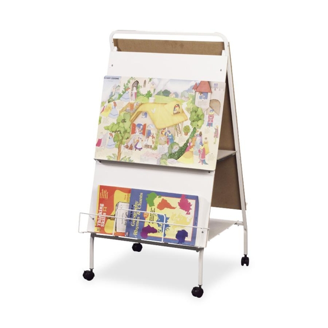 MooreCo Double-Sided Display Easel With Wheels 33543 BLT33543