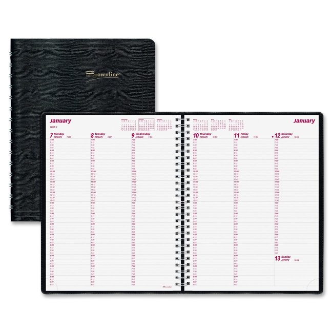 Rediform Planners Plus Weekly Appointment Book CB950NBLK REDCB950NBLK