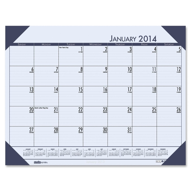 House of Doolittle Compact Calendar Desk Pad 12440 HOD12440