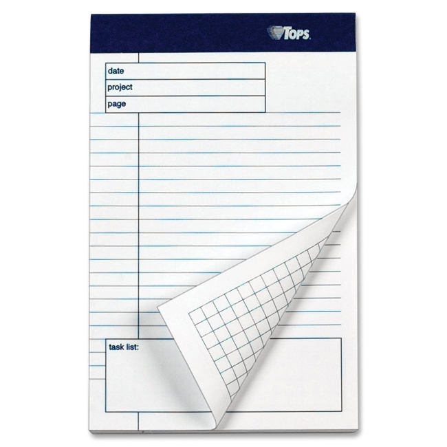 TOPS Planning pad with Ruled Task List 77152 TOP77152