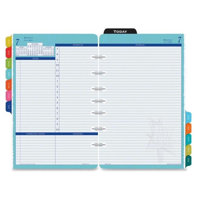 Flavia Planner Refill AC Brands 09451 DTM09451