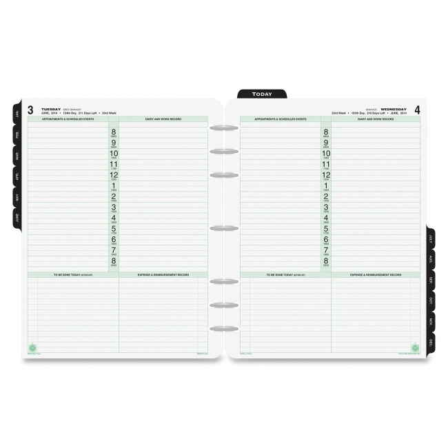ACCO Daily Planner Refill 14010 DTM14010