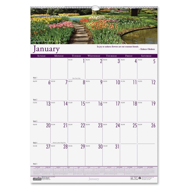 House of Doolittle Earthscapes Gardens of the World Wall Calendar 302 HOD302