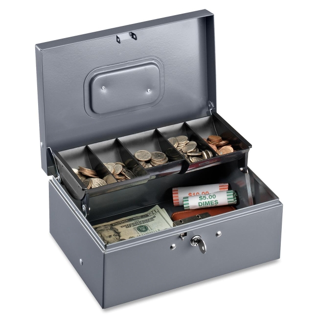 Sparco 5-Compartment Tray Cash Box 15507 SPR15507
