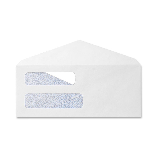Sparco Double Window White Wove Envelopes 09272 SPR09272