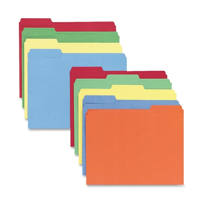 Sparco Color-coding Top Tab File Folder 42004 SPR42004