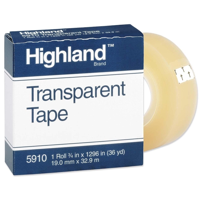 3M Highland Transparent Tape 5910341296 MMM5910341296