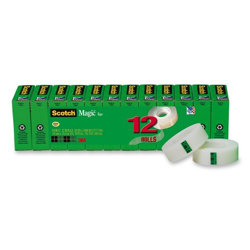 3M Magic Transparent Tape Refills 810K12 MMM810K12