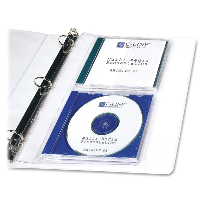 C-Line CD Jewel Case Holder 61968 CLI61968