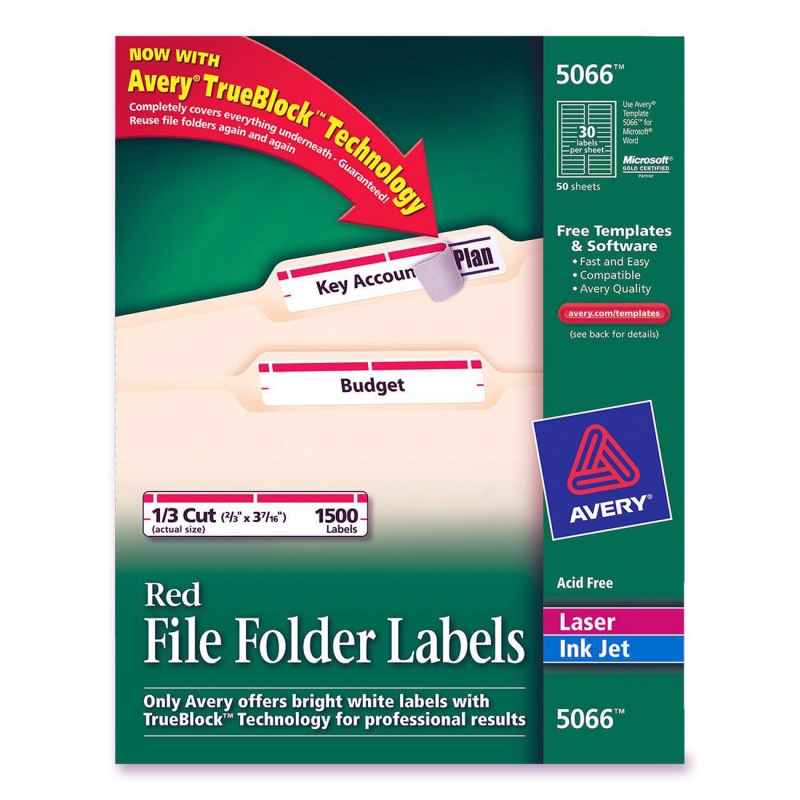 Avery Filing Label 5066 AVE5066
