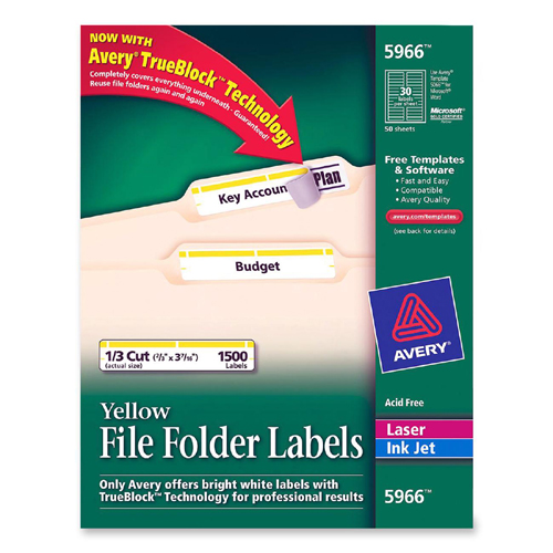 Avery Filing Labels 5966 AVE5966