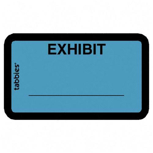 Tabbies Legal Exhibit Label 58091 TAB58091