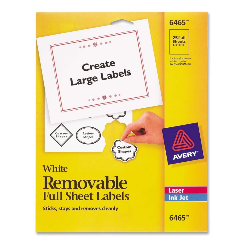 Avery Removable Label 6465 AVE6465