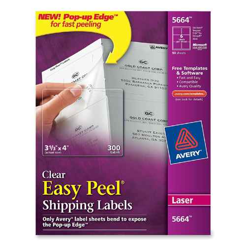 Avery Easy Peel Mailing Label 5664 AVE5664