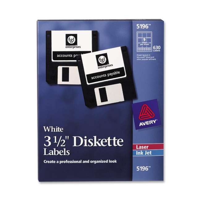 Avery Diskette Label 5196 AVE5196