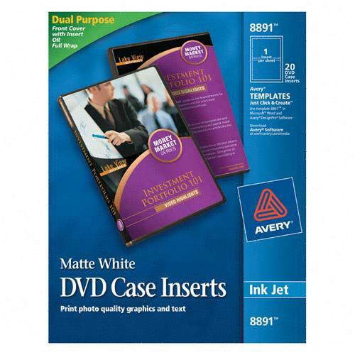 Avery DVD Case Insert 8891 AVE8891