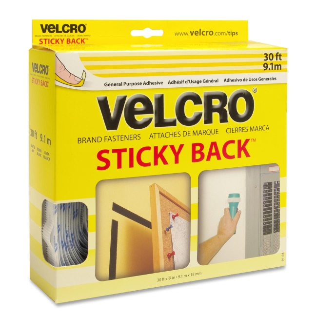 Velcro Sticky Back Hook and Loop Fastener 91138 VEK91138