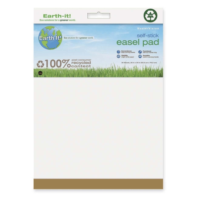 MasterVision Earth-it Easel Pad FL1218207 BVCFL1218207