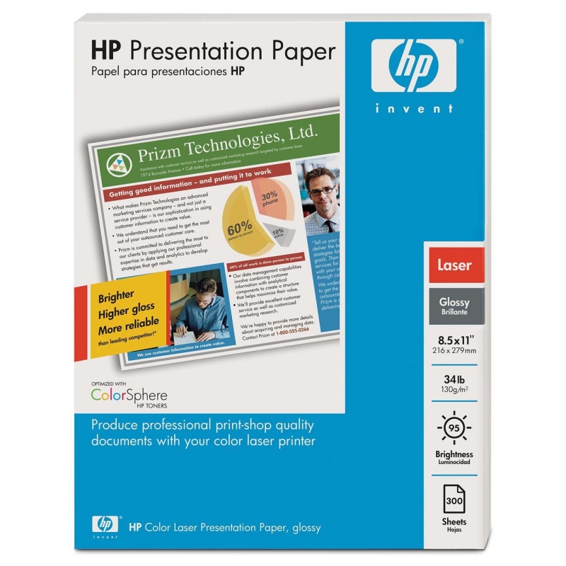 HP Glossy Color Laser Paper Q2547A HEWQ2547A