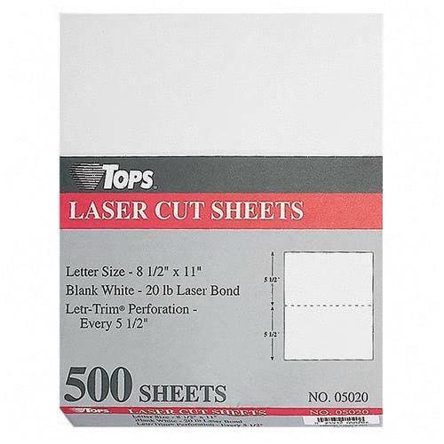 TOPS Laser Cut Sheet Paper TOP 05020 TOP05020