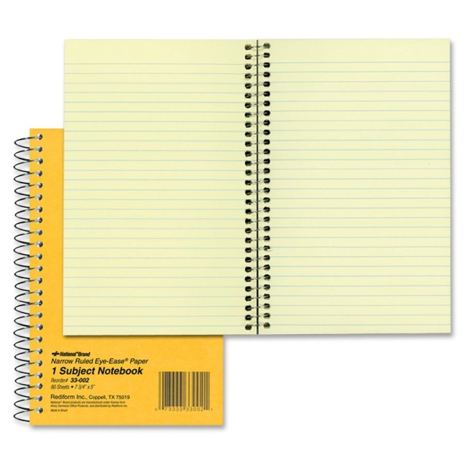 Rediform National Brown Board Cover Notebook 33002 RED33002