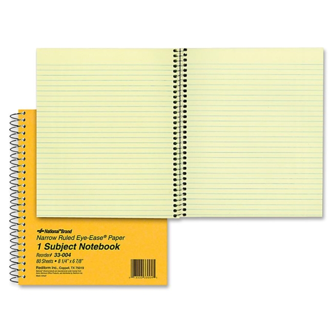 Rediform National Brown Board Cover Notebook 33004 RED33004
