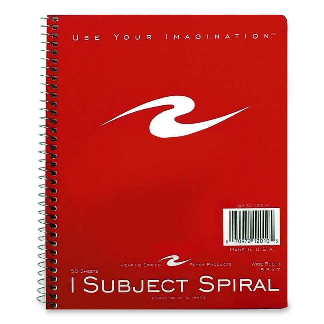 Roaring Spring 1-Subject Wirebound Notebook 12010 ROA12010