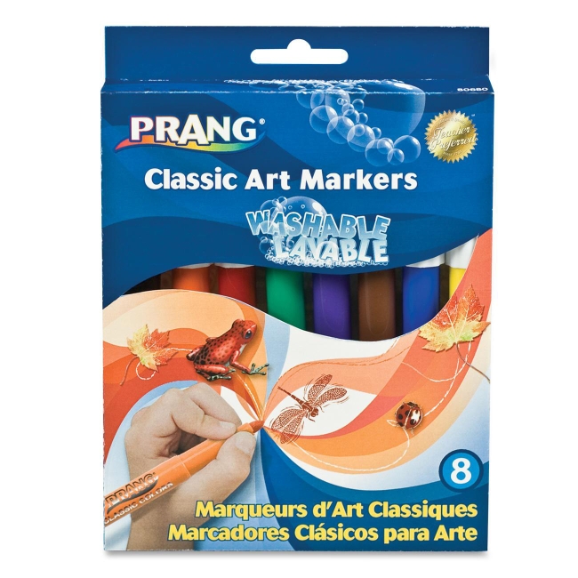 Prang Prang Conical Tip Washable Markers 80680 DIX80680