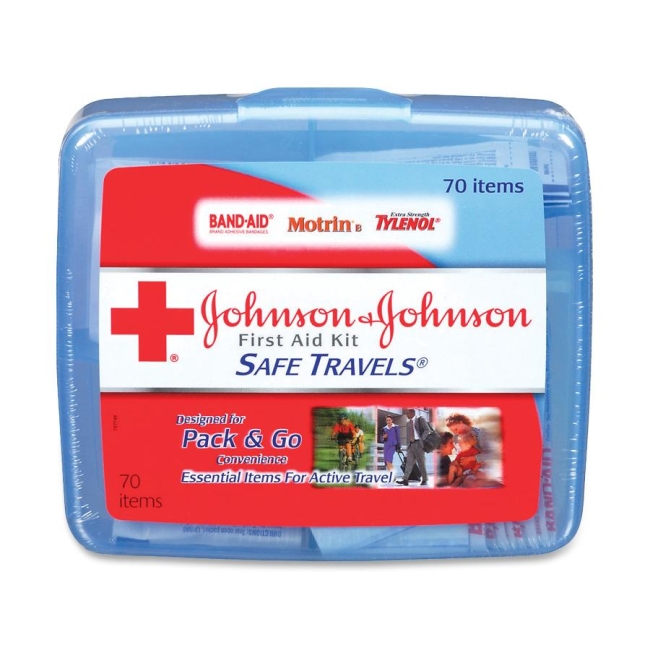 Johnson&Johnson Safe Travels First Aid Kit 8274 JOJ8274