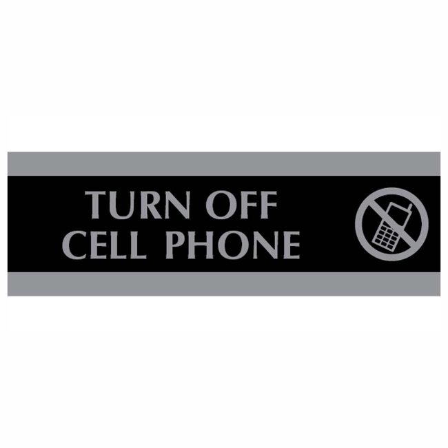 U.S. Stamp & Sign Century Turn Off Cell Phone Sign 4759 USS4759