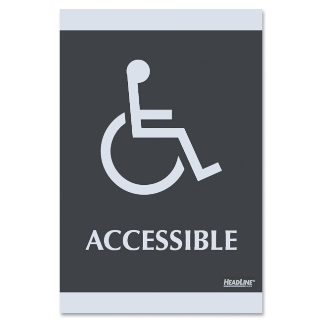 U.S. Stamp & Sign Century Handicap Accessible Sign 4764 USS4764