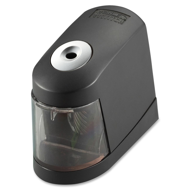 The Stanley Work Quick Action Battery-Operated Pencil Sharpener 02697 BOS02697