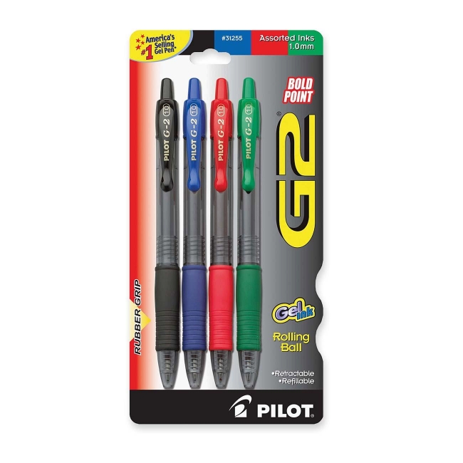 Pilot G2 Retractable Gel Ink Pen 31255 PIL31255