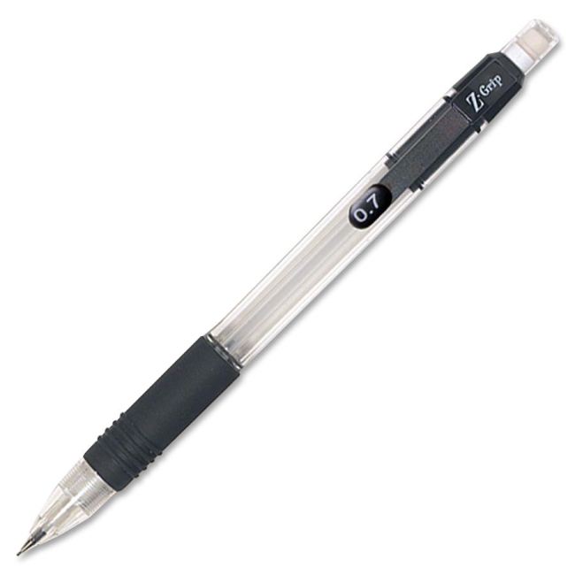Zebra Pen Z-grip Clear Barrel Mechanical Pencil 52410 ZEB52410